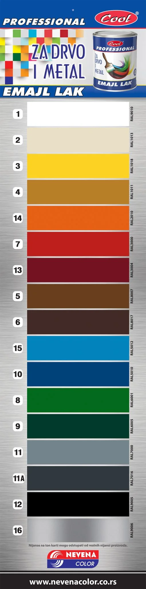 Емајл лак за дрво и метал 0,2L/ 0,65L/ 2,5L/ 20L Cool Professional - Image 3