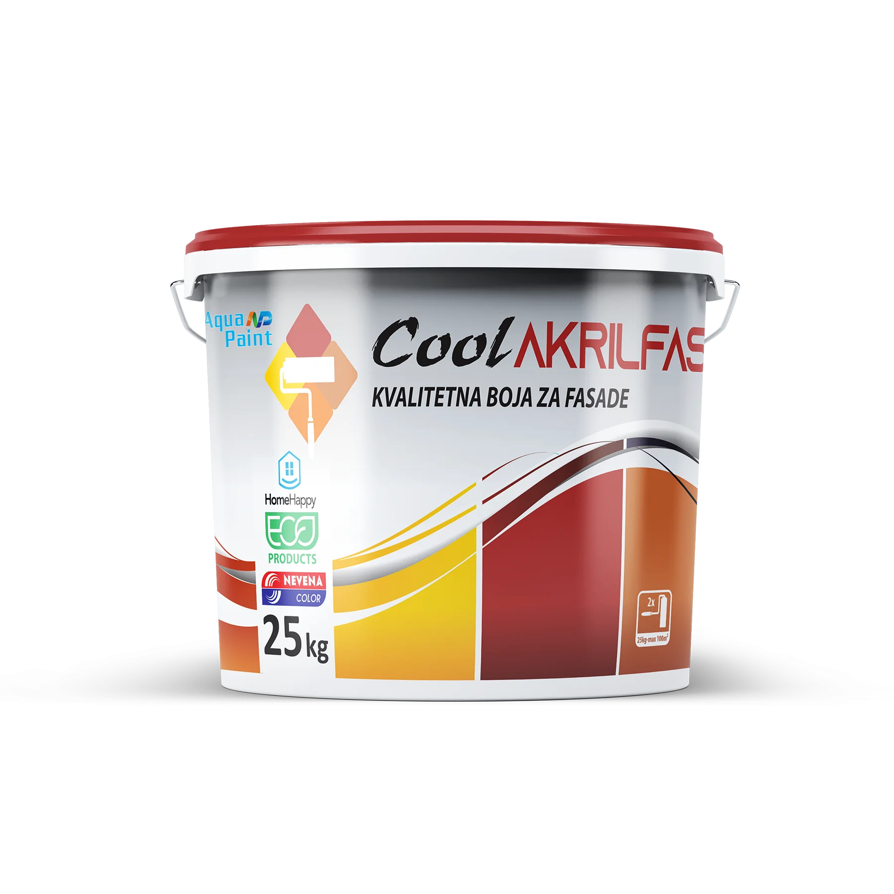 Акрилна фасадна боја AKRILFAS - Cool 5kg /8kg /25kg