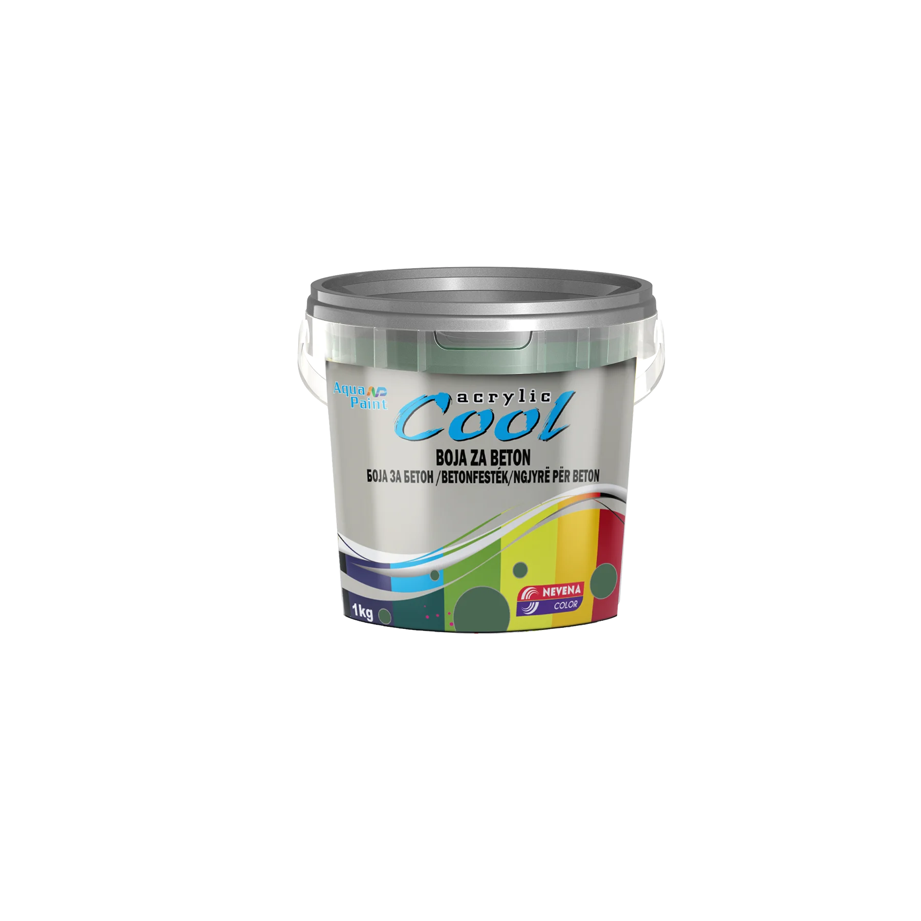 Боја за бетон 1kg Cool Aqua